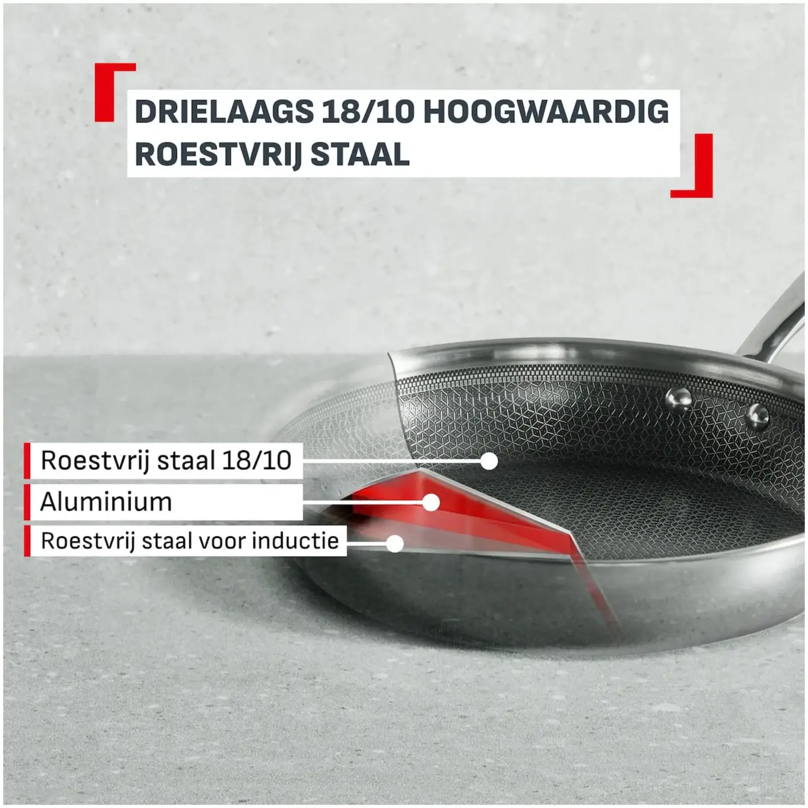 Tefal E53303 Master Ceramic Koekenpan - 20 cm