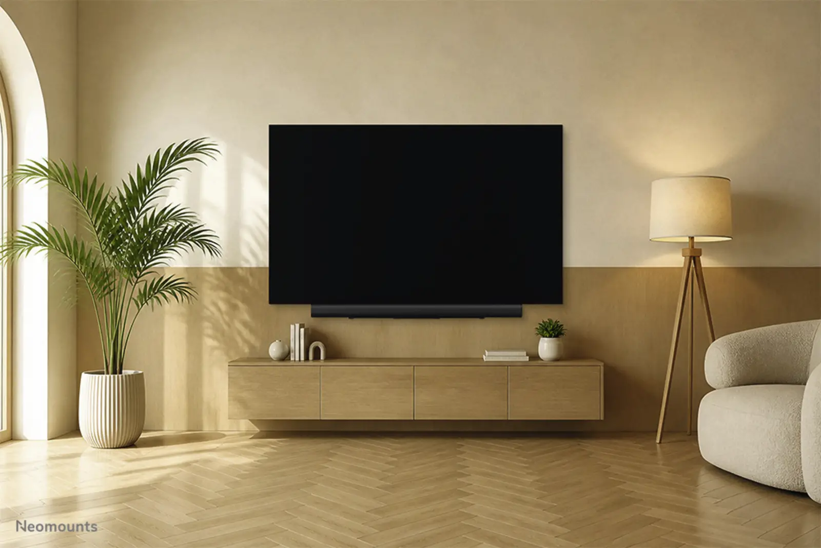 Neomounts TV Beugel voor Sonos Arc Ultra Zwart