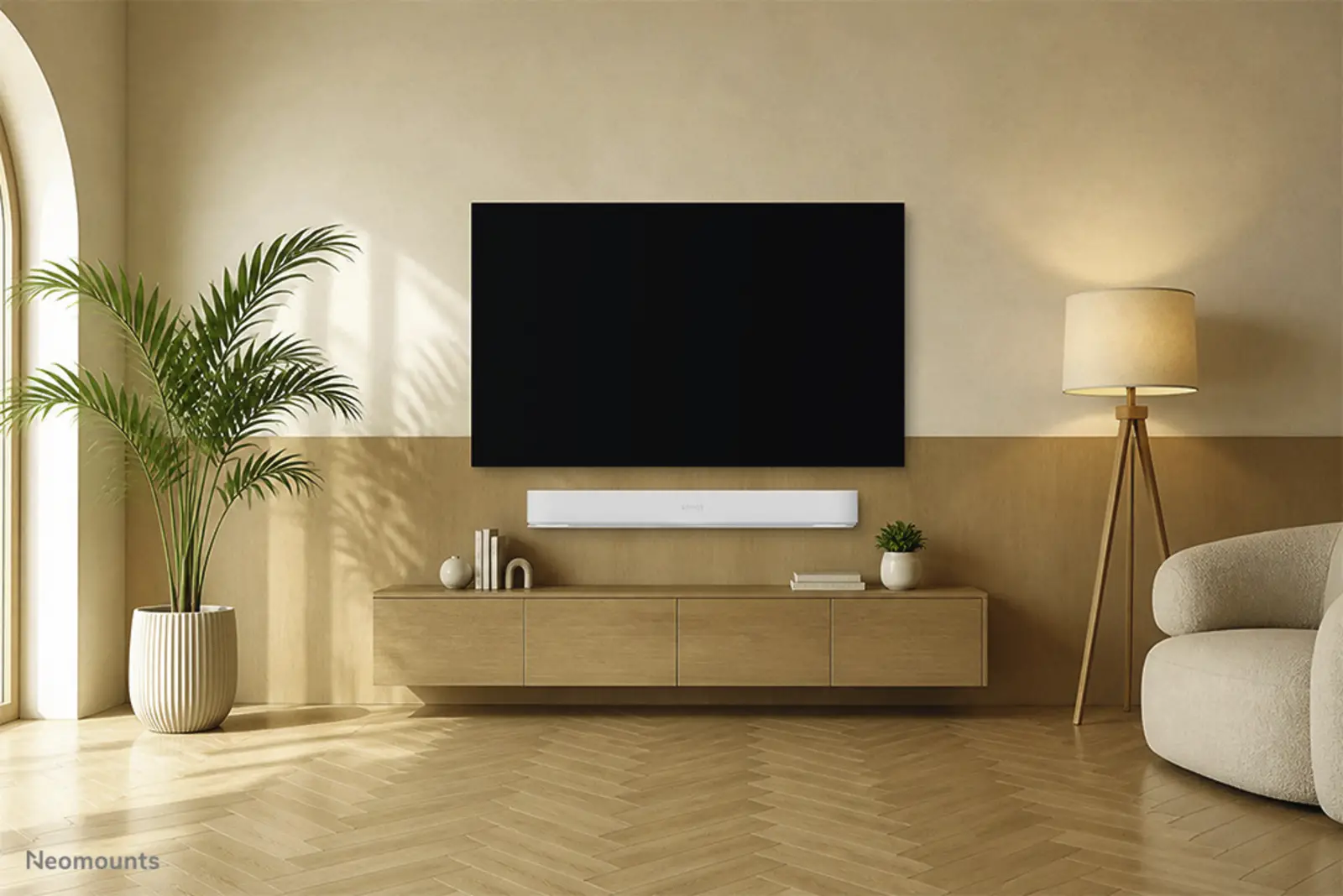 Neomounts Muurbeugel voor Sonos Beam Wit