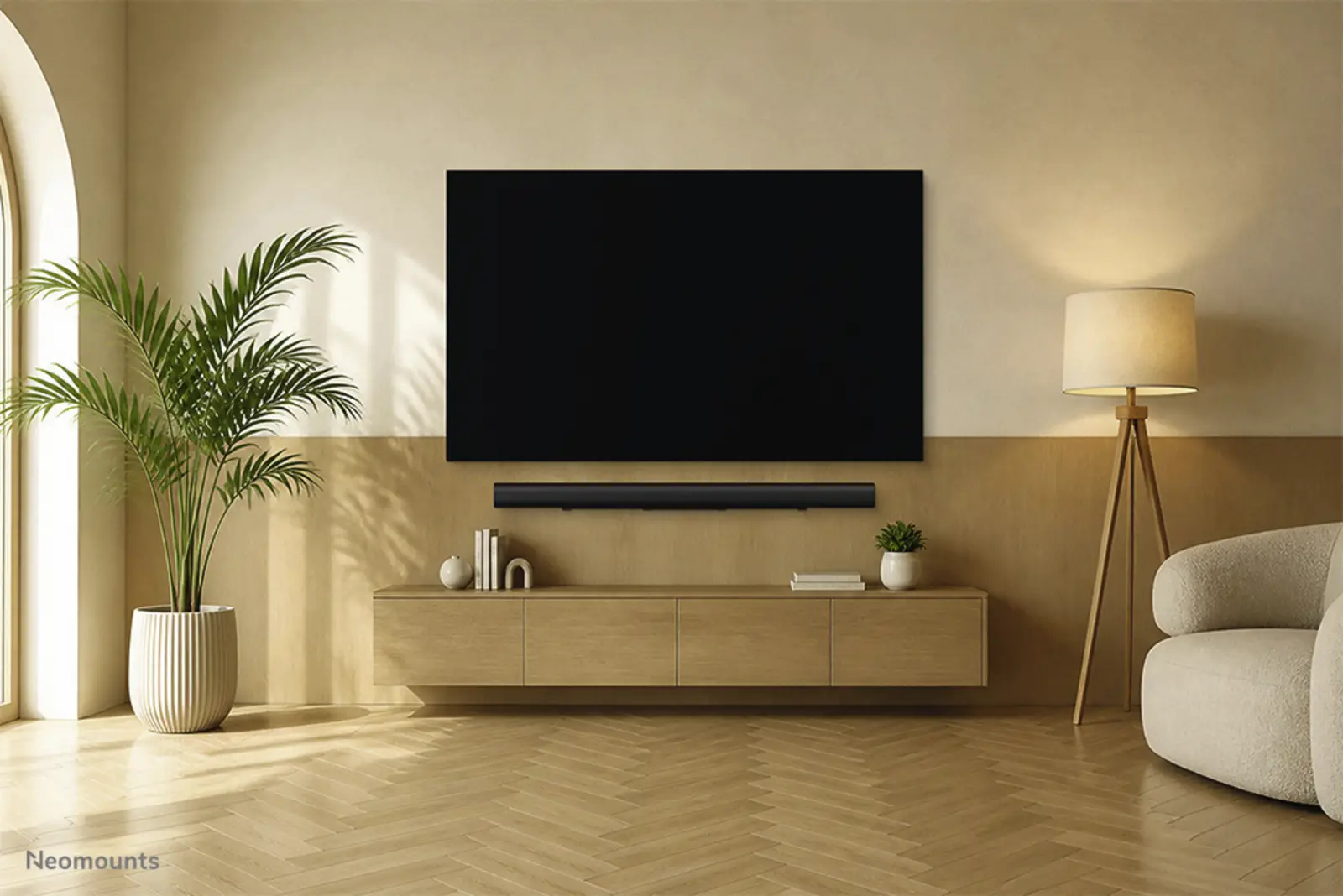 Neomounts Muurbeugel voor Sonos Arc Ultra Zwart