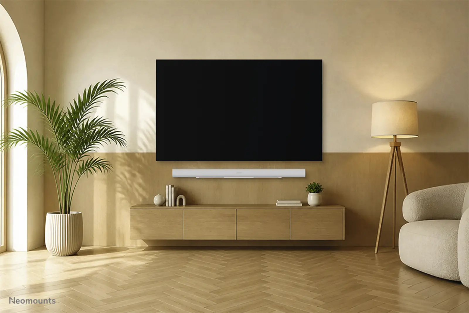 Neomounts Muurbeugel voor Sonos Arc Ultra Wit
