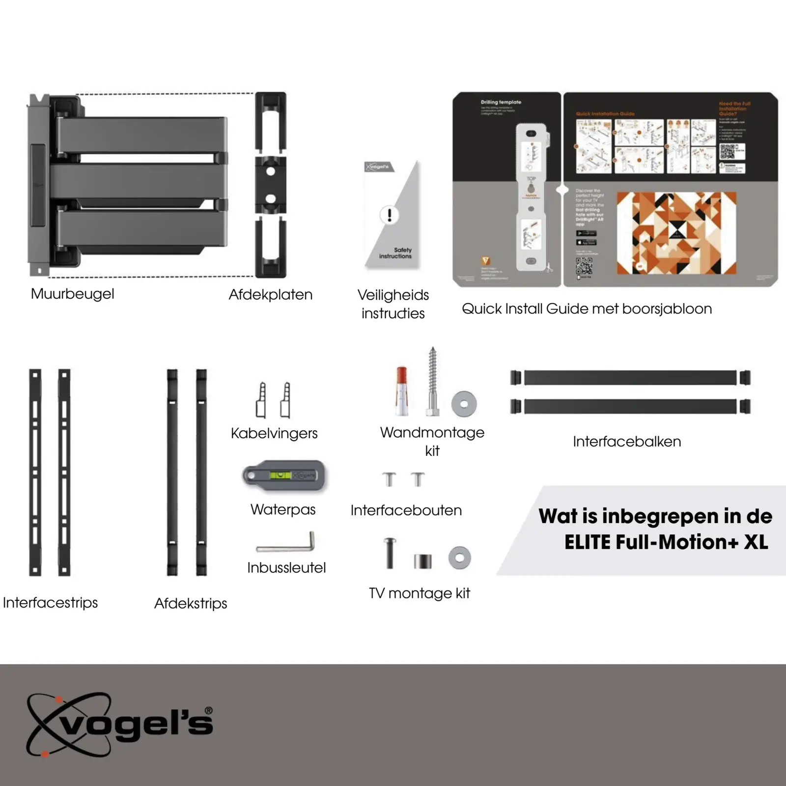 Vogels ELITE 5846 Draaibare tv-beugel XL | 55-100"