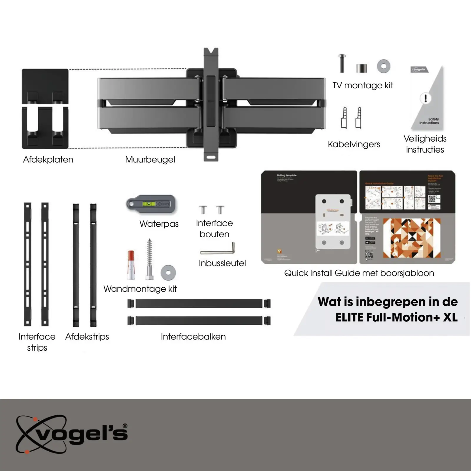 Vogels ELITE 5856 Forward Motion tv-beugel XL | 55-100"