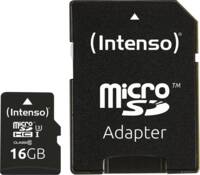 Abbildung: Micro SD Card 16GB UHS-I Professional inkl. SD Adapter