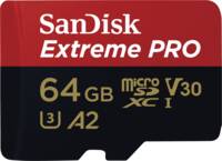 Abbildung: Extreme PRO microSDXC 64GB + SD Adapter + 2 years RescuePRO