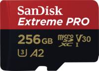 Abbildung: Extreme PRO microSDXC 256GB + SD Adapter + 2 years RescuePRO