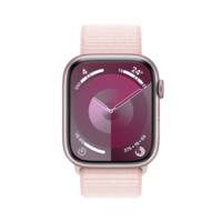 Apple Watch Series 9, GPS, 45mm, Alu, Gr. S/M, rotes Armband | EP: