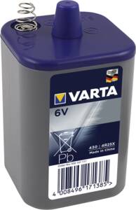 Varta 430 Zinc-chlorid 4R25X Lantern Battery