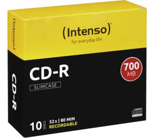 CD-R Intenso 700MB 10pcs Slimcase