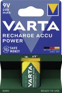 Abbildung: 56722 Rechange Accu Power 9V 200mAh