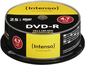 DVD-R 4.7GB, 16x, 25er Spindel DVD-Rohlinge