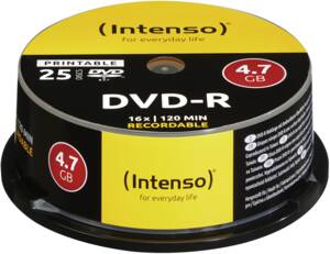 Intenso DVD-R 4.7GB, Printable, 16x