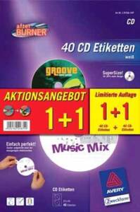 Zweckform L7676A-40P CD Etiketten afterBURNER