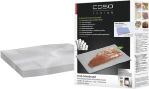 Caso Vakuumierbeutel 1220, Zubehör für alle handelsüblichen Balken Vakuumierer, 50 Stück