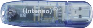 Intenso Rainbow Line Typ-A 4GB Blau - USB-Stick, Typ-A 2.0