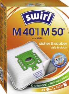 Restposten: swirl Staubsaugerbeutel M 40, mit EcoPor-Filter