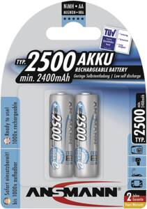 Ansmann maxE+ Mignon Accu 2.500 mAh 2er Blister