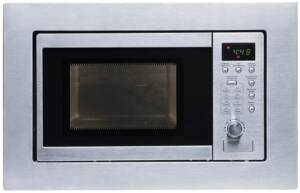 exquisit Einbau-Mikrowelle EMW 20.1 G, 20 l, Schonend Auftauen,schnell Aufwärmen, Grillen-einfach per Knopfdruck