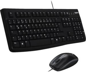 Logitech MK120 Desktopset, kabelgebunden, Tastatur und Maus