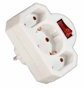 Hama 108846 Steckdosenadapter 3-fach