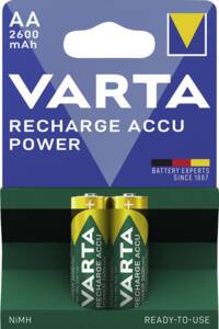 Varta 5716 Recharge Accu Power Mignon 2600mAh 2er Blister