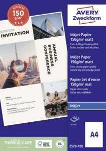 Zweckform C2570-100 Classic Inkj.PhotoPapier 10x15 180g 100B
