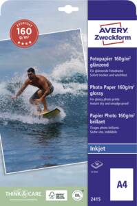 Zweckform Classic Inkjet Photo Papier A4 160g 40 Blatt