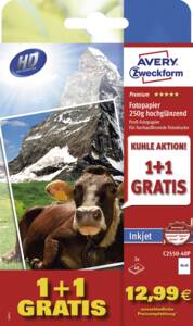 Zweckform Premium Inkjet Fotopapier A6 250g 2x40 Blatt