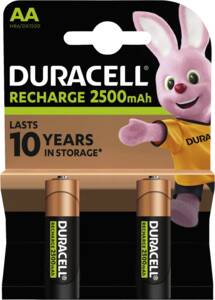 Duracell HR06 Recharged Ultra AA B2 2500 mAh 2er Blister