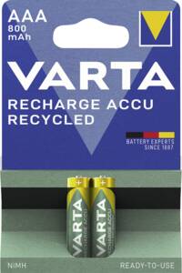 Varta RECHARGE ACCU Recycled AAA 800mAh Blister 2