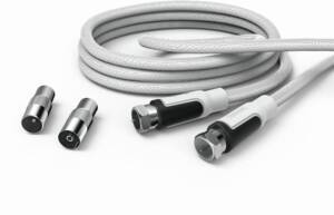 Hama 56588 TV-KABEL 100DB 6M, 2 ADAPTER