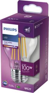 Philips LED classic 100W E27 CW A60 CL NDRFSRT4