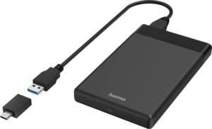 Hama 00200760 storage drive enclosure HDD/SSD enclosure Black 2.5" -