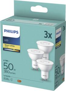 Philips LED 50W GU10 WW 36D 3PF/8 DISC