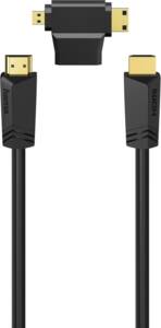 Hama 205162 HDMI-KABEL 1,5M+ADAPTER