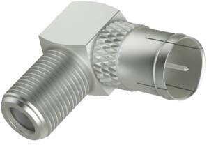 Hama 205312 SAT/BK ADA. PUSH ON 90