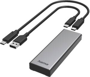 Hama 200764 USB-Festplattengehäuse für M.2 SSD