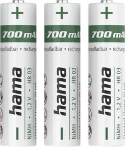 Hama 223526 NiMH-AKKUS/3xAAA/700mAh/MICRO