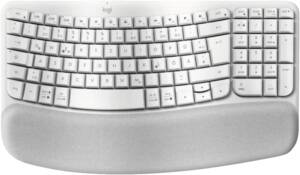 Logitech Wave Keys Kabellose ergonomische Tastatur