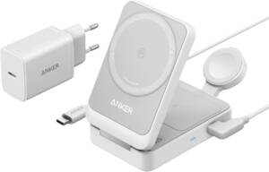 Anker MagGo Wireless Charger (15W, Foldable 3-in-1)