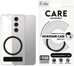 Abbildung: CARE Back Cover Feature Kickstand Galaxy S25+ Schwarz