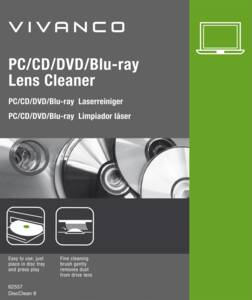 Vivanco Laserreiniger PC, CD, Blu-ray,DVD