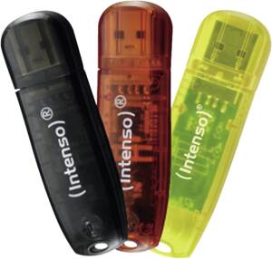 Intenso USB Stick Rainbow Line 3er Pack 3x8GB