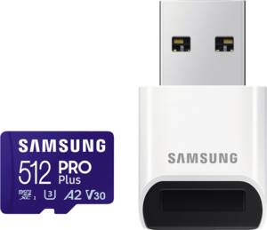 Samsung PRO Plus (2023) 512GB microSDXC inkl. USB-Kartenleser