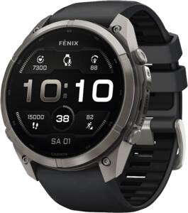 Garmin fēnix 9 Pro – 51 mm Titan mit Silikon-Armband
