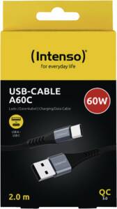 Intenso USB-Kabel A60C Nylon 2m