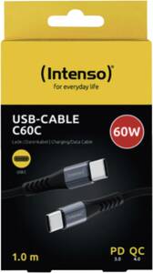 Intenso USB-Kabel C60C Nylon 1m