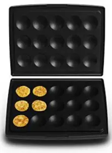 FRITEL 142362 Set Bakplaten voor 15 Poffertjes Blini 
