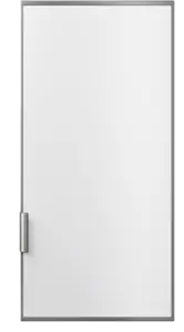 Siemens KF40ZAX0 Deur met decoratief frame en aluminium handvat