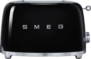 SMEG TSF01BLEU Broodrooster 50's Style - Zwart